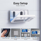 Waterproof Shower Phone Holder with Bluetooth Speaker